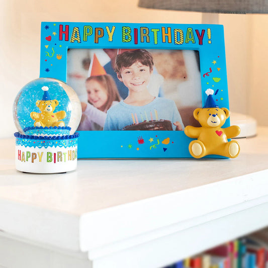 Build-A-Bear® Happy BEARthday! Blue Photo Frame - US 8627
