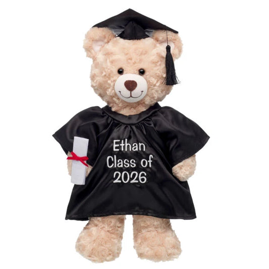 Personalized Embroidered Black Graduation Set | Build A Bear - US 8293
