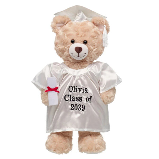 Personalized Embroidered White Graduation Set | Build A Bear - US 7231