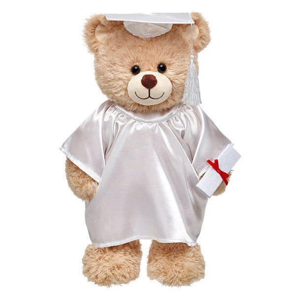 White Graduation Set 4 pc. for Stuffed Animals | Build-A-Bear® - US 2063