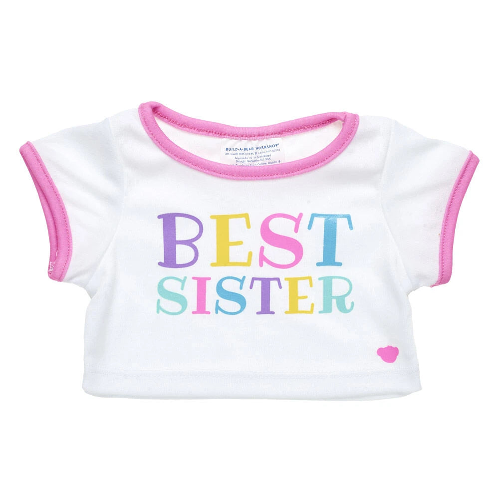 Pastel Swirl Kitty Stuffed Animal "Best Sister" Gift Set | Build-A-Bear® - US 9362