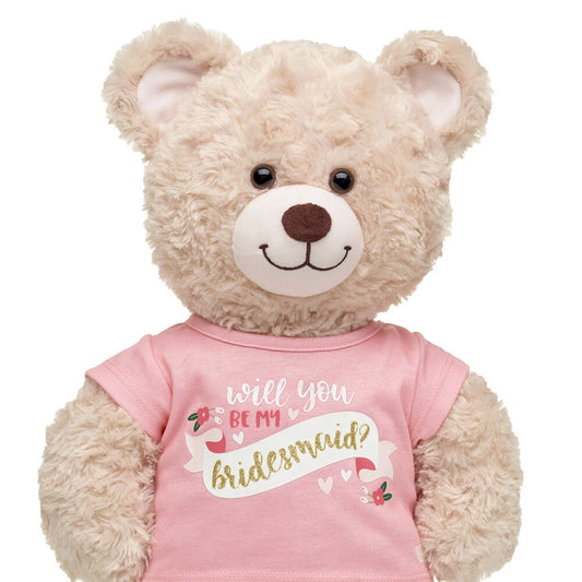 "Will You Be My Bridesmaid?" T-Shirt for Stuffed Animals | Build-A-Bear® - US 5239