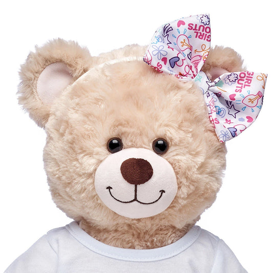 Build-A-Bear | Girl Scout Doodle Print Bow Headband - US 4896