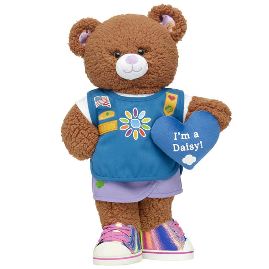 Girl Scout "I'm a Daisy" Heart Wristie for Stuffed Animals | Build-A-Bear® - US 1415