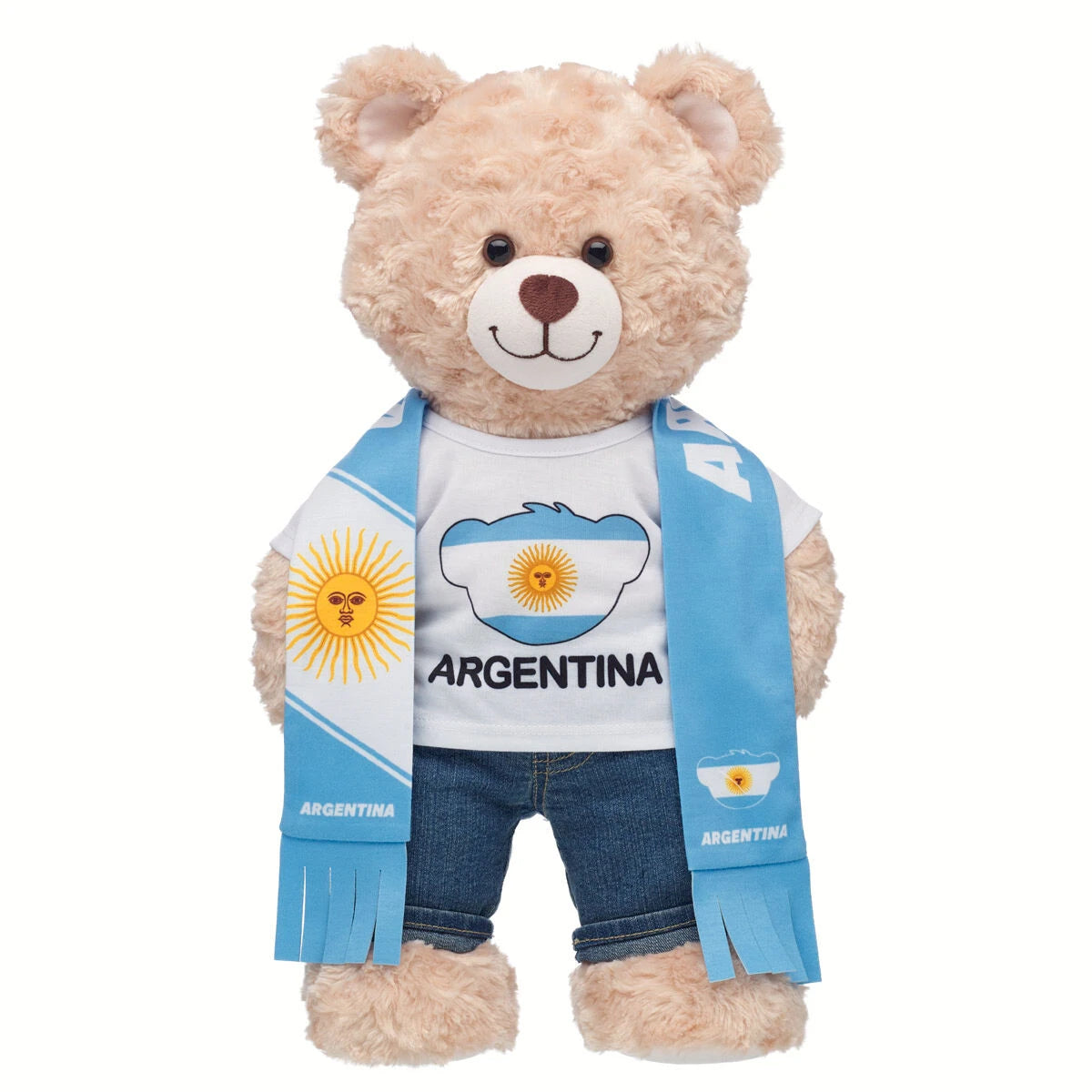 Argentina Scarf & T-Shirt Set | Build-A-Bear - US 2691