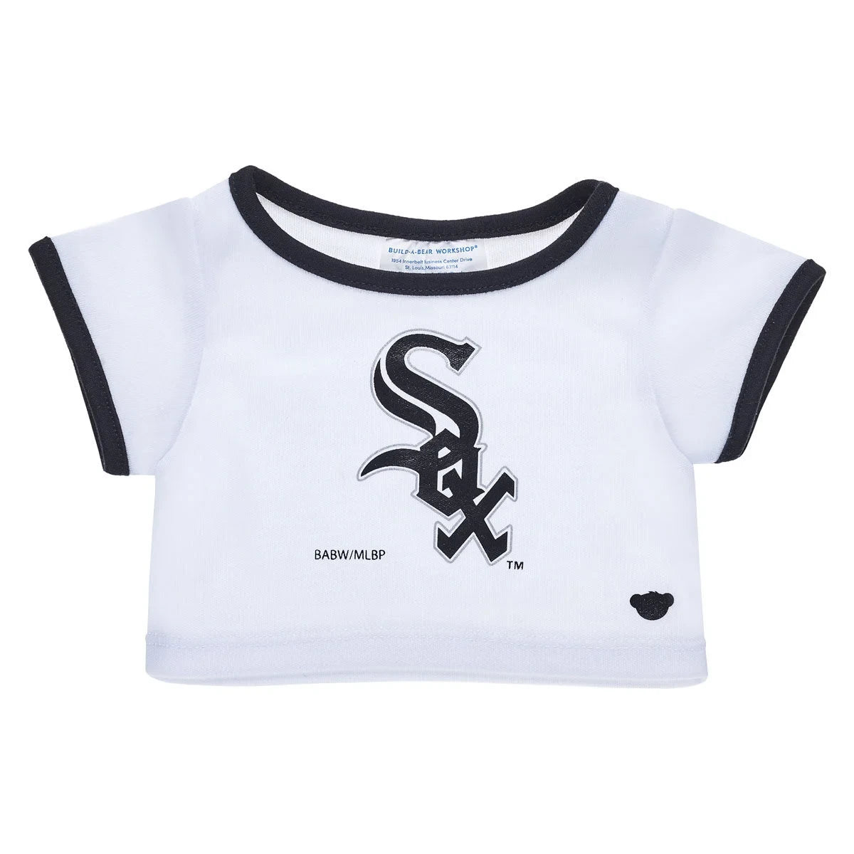 Chicago White Sox Baseball T-Shirt for Stuffed Animals | Build-A-Bear - US 6417