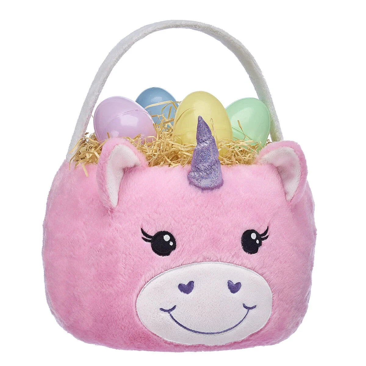 Pink Unicorn Basket for Stuffed Animals | Build-A-Bear® - US 6508