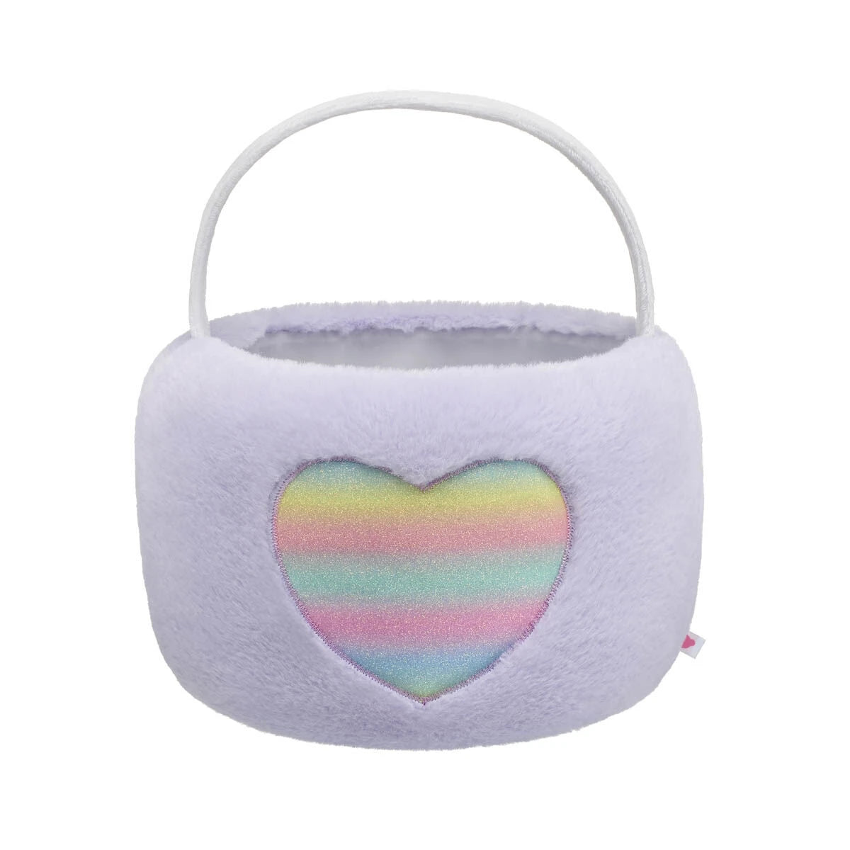 Purple Pastel Heart Easter Basket for Stuffed Animals | Build-A-Bear® - US 3763