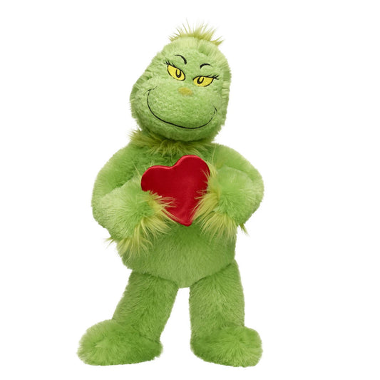 Grinch Plush- Includes Extra Large Heart! | Build-A-Bear - US 8004