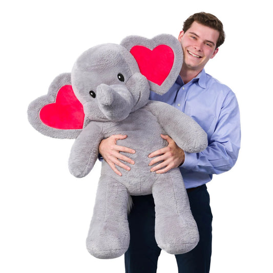 Giant Love You Tons Elephant Stuffed Animal | Build-A-Bear - US 1278