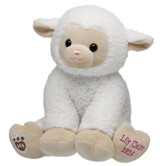 Embroidered Lamb Stuffed Animal Spring Gift Set Easter BAB - US 3238