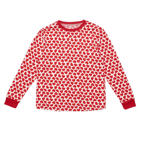 Build-A-Bear Pajama Shop™ Red Hearts PJ Top - Adult - US 2846