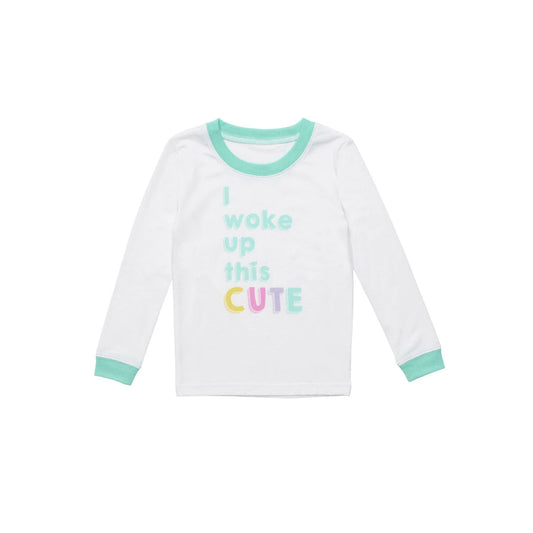 Build-A-Bear Pajama Shop™ "I Woke Up This Cute" PJ Top - Toddler and Youth - US 1594