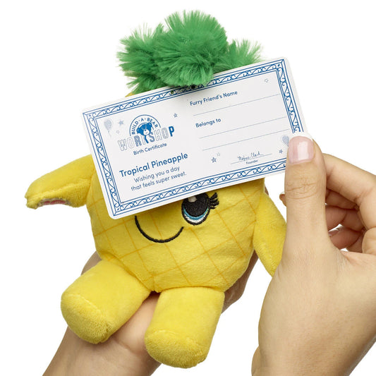 Mini Beans Tropical Pineapple Plush Toy - US 9347