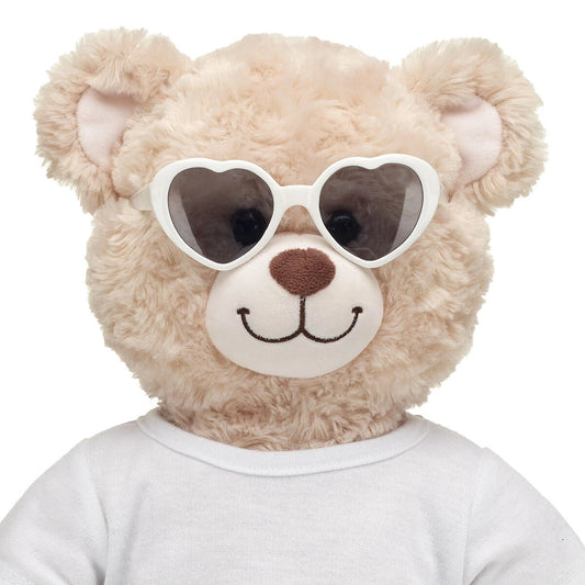 White Heart Sunglasses for Stuffed Animals | Build-A-Bear® - US 3762