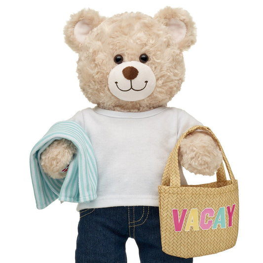 Vacay Tote and Towel Set for Plush Toys | Build-A-Bear® - US 8329
