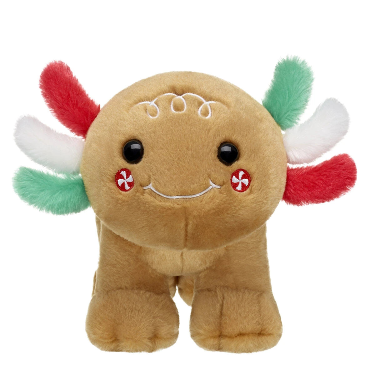 Gingerbread Axolotl Stuffed Animal - US 4186