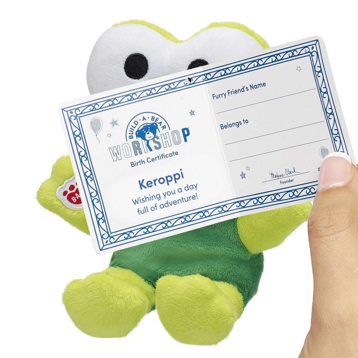 Mini Beans® Hello Kitty® and Friends Keroppi™ Plush | Build-A-Bear - US 9590