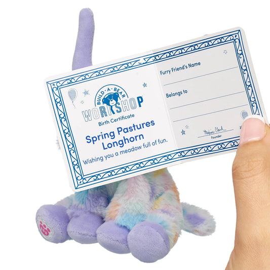 Build-A-Bear Mini Beans Spring Pastures Longhorn | BAB - US 3484