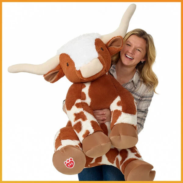 Giant Longhorn Cow Stuffed Animal | Build-A-Bear® - US 2225