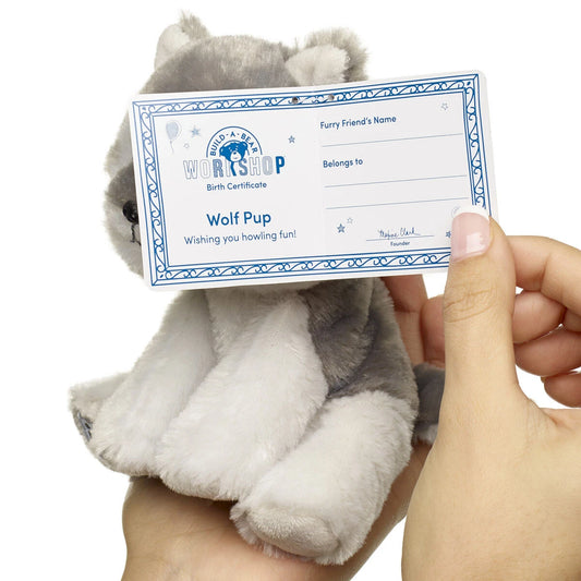 Build-A-Bear Mini Beans Wolf Pup Stuffed Animal | Build-A-Bear® - US 7632