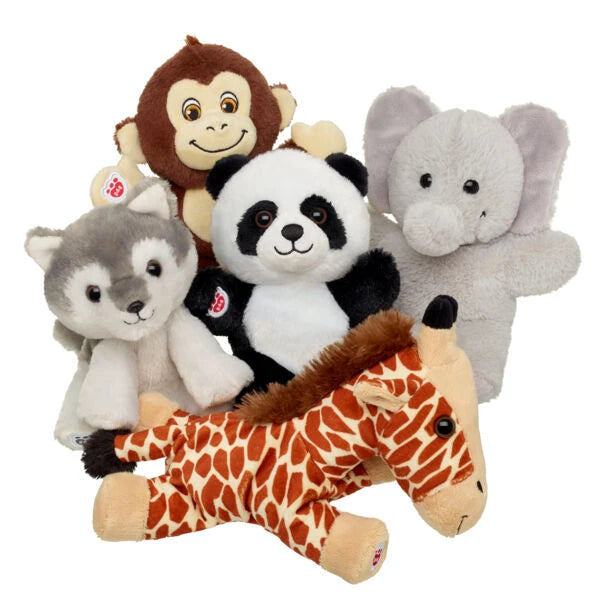 Build-A-Bear Mini Beans Wolf Pup Stuffed Animal | Build-A-Bear® - US 9903
