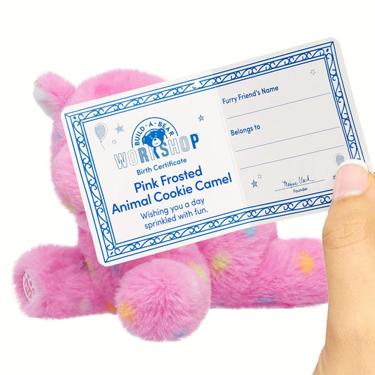 Build-A-Bear Mini Beans Pink Frosted Animal Cookie | BAB - US 2799