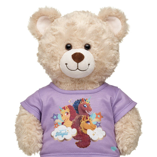 Afro Unicorn® Plush "Made of Magic" T-Shirt | Build-A-Bear® - US 5583