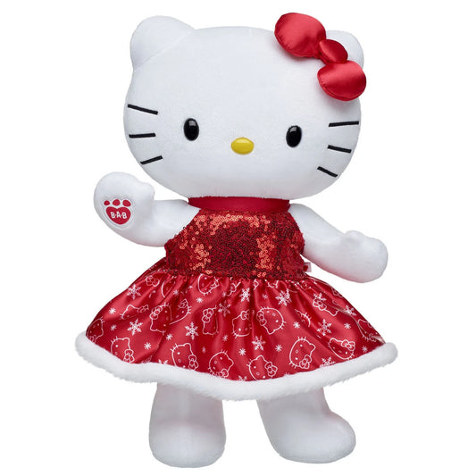 Hello Kitty® Red Holiday Dress for Plush Toys | Build-A-Bear® - US 6688