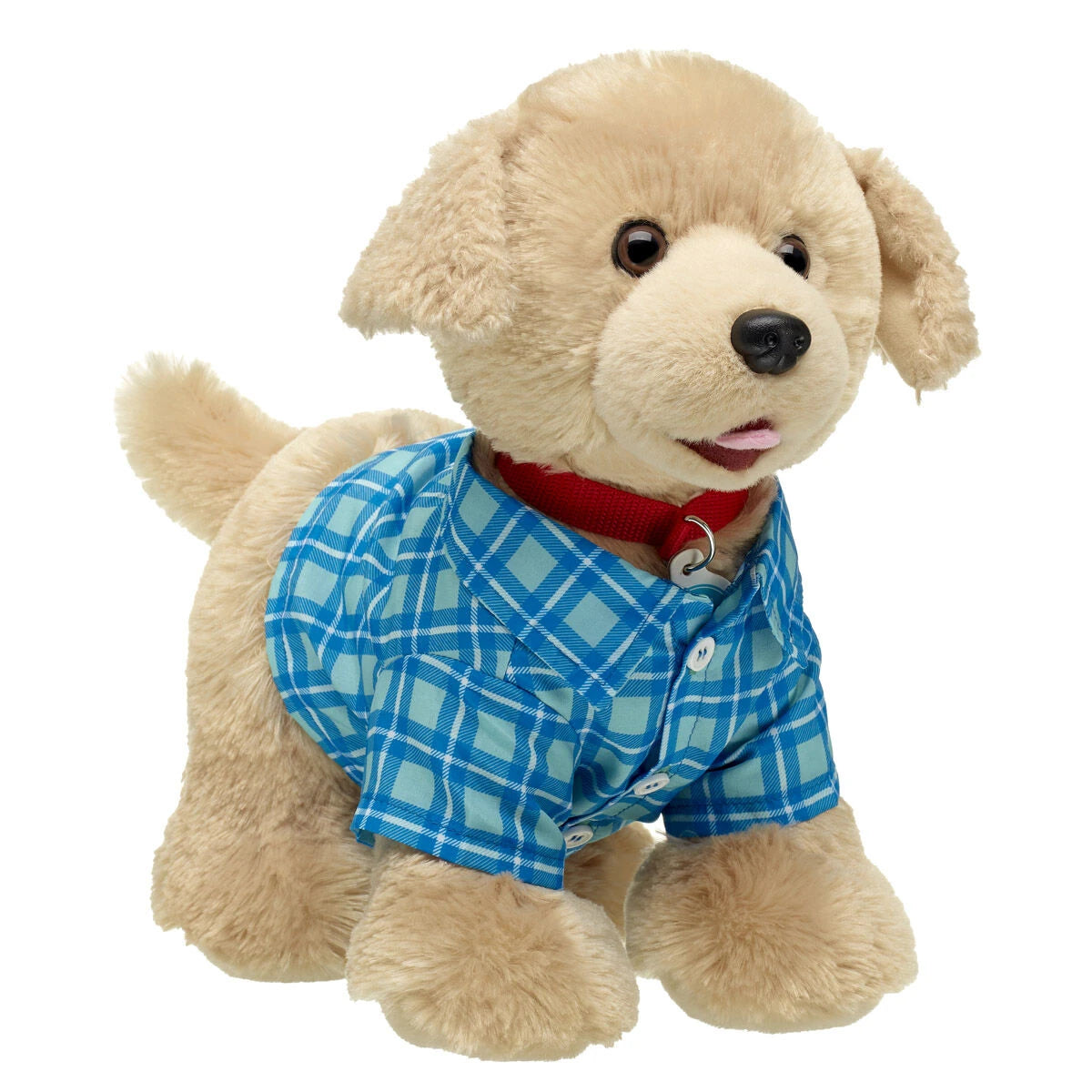 Blue Check T-Shirt for Stuffed Animals - US 9604