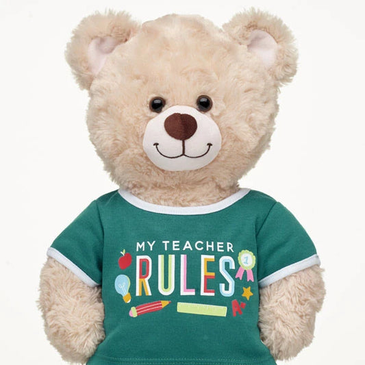 My Teacher Rules T-Shirt for Stuffed Animals | Build-A-Bear® - US 2202
