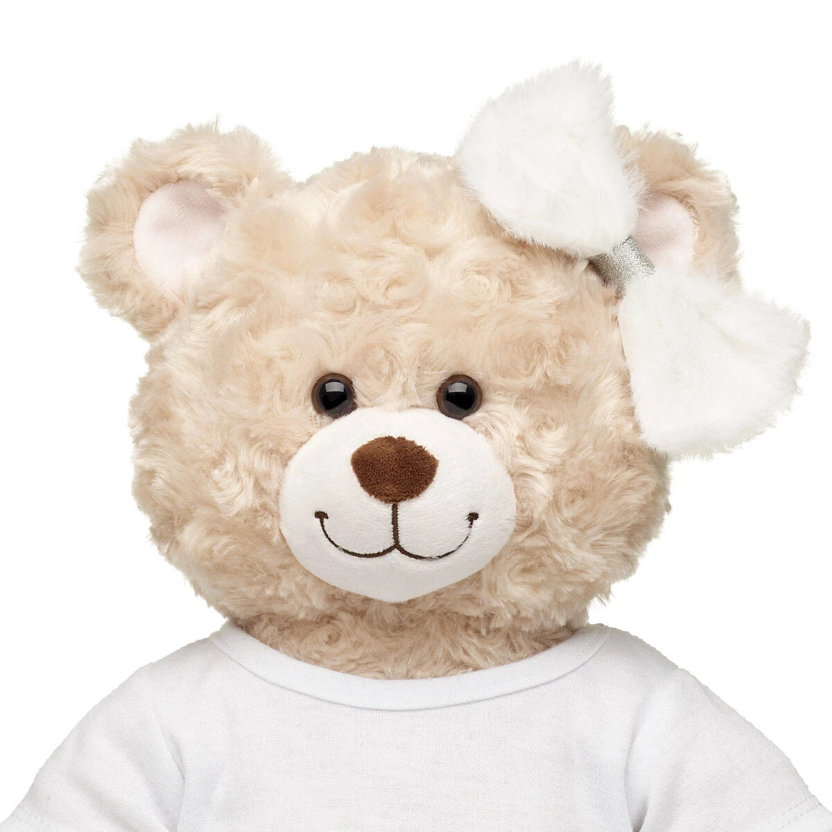 Fuzzy White Bow for Stuffed Animals | Build-A-Bear Workshop® - US 6705