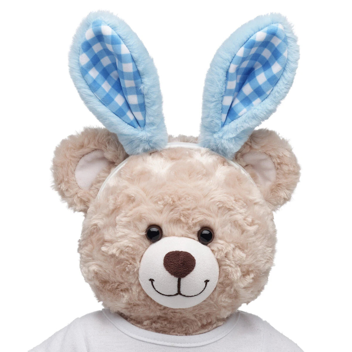Blue Gingham Bunny Ears Headband | Build-A-Bear - US 6213