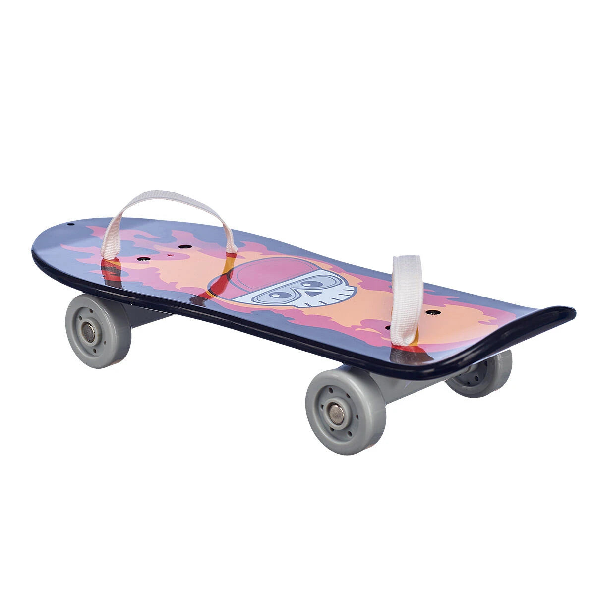 Black Skull and Flames Skateboard for Stuffed Animals | Build-A-Bear® - US 3397