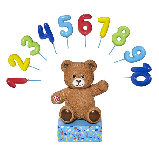 Build-A-Bear® Brown Bear Base with CeleBEARate Balloon Inserts (1-10) - US 2297
