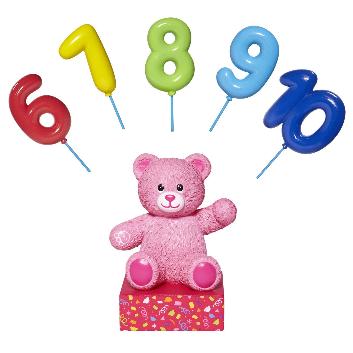 Build-A-Bear® Pink Bear Base with CeleBEARate Balloon Inserts (6-10) - US 6175