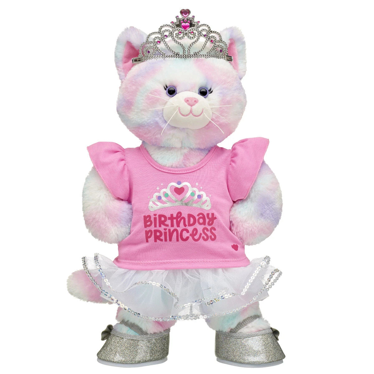 Plush Pastel Swirl Kitty Birthday Gift Set - US 2822