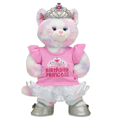 Plush Pastel Swirl Kitty Birthday Gift Set - US 2822