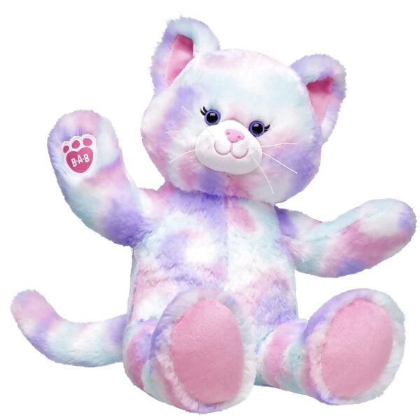 Online-Only Pastel Swirl Kitty Black Cheer Uniform Set | Build-A-Bear® - US 4900