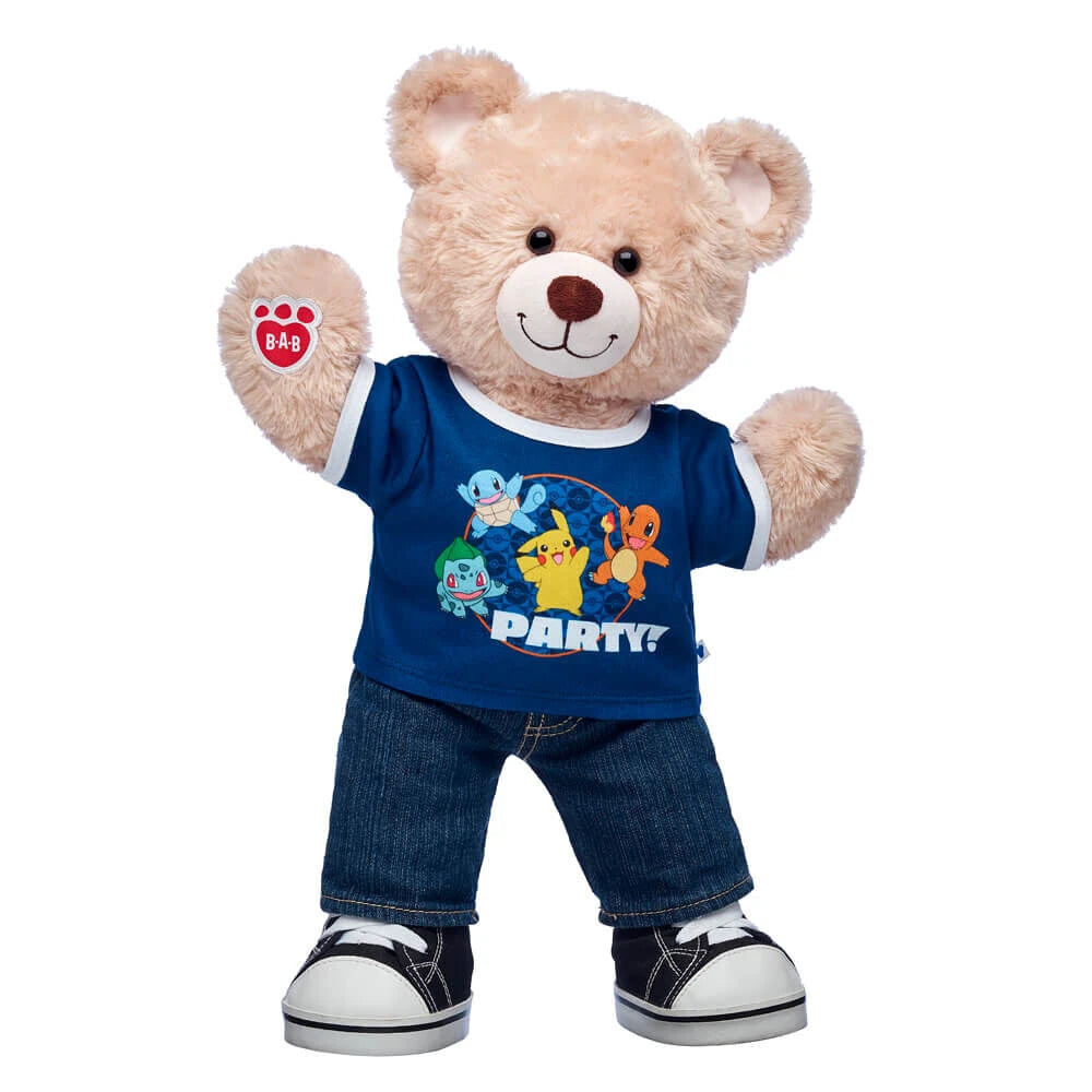 Happy Hugs Teddy Pokémon Party Gift Set | Build-A-Bear® - US 2646