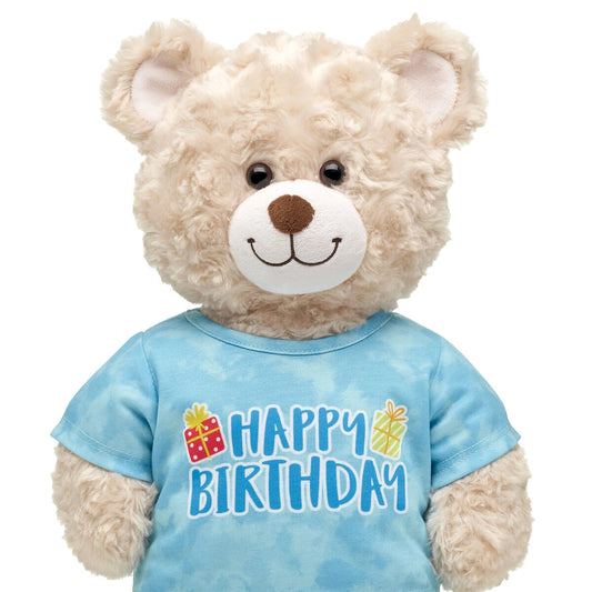 Blue Tie-Dye Birthday T-Shirt for Plush Toys | Build-A-Bear® - US 6136