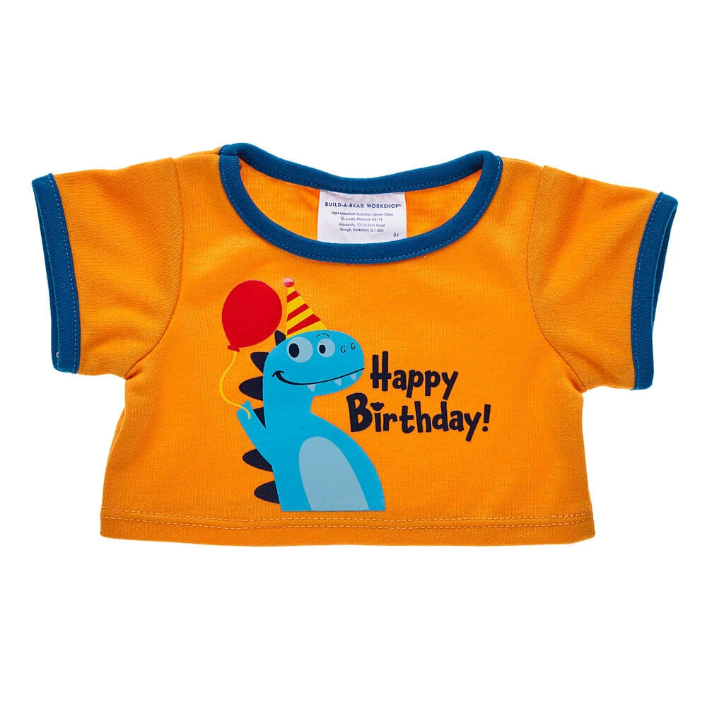 Dinosaur Birthday T-Shirt for Stuffed Animals | Now at Build-A-Bear® - US 3304
