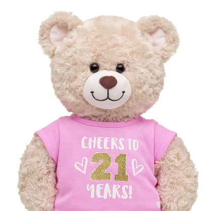 Online Exclusive Cheers to 21 Years T-Shirt | Shop at Build-A-Bear® - US 3031