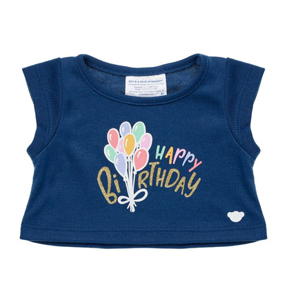 Birthday Balloons T-Shirt for Stuffed Animals | Build-A-Bear® - US 4617