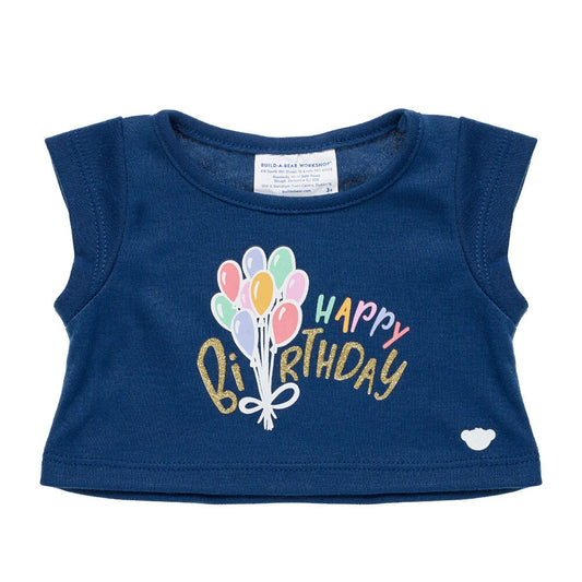 Birthday Balloons T-Shirt for Stuffed Animals | Build-A-Bear® - US 4617