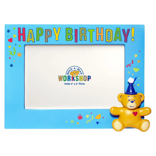 Build-A-Bear® Happy BEARthday! Blue Photo Frame - US 2948