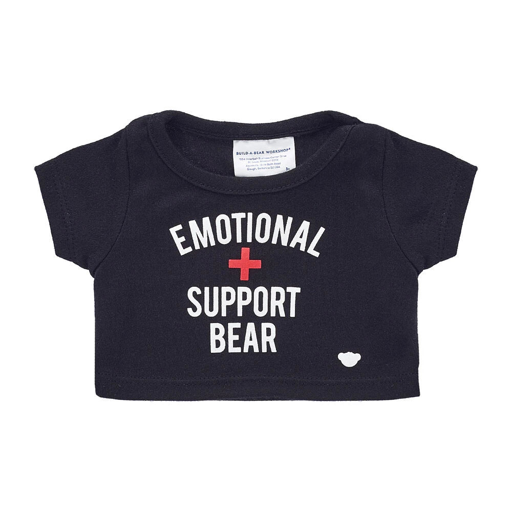 Emotional Support Bear T-Shirt for Stuffed Animals | Build-A-Bear® - US 8057