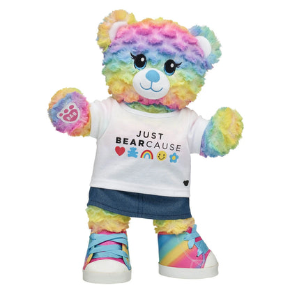 Rainbow Party Teddy Bear "Just Bearcause" Gift Set | Build-A-Bear® - US 6631