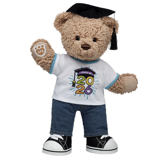 Timeless Teddy Bear Class of 2026 Graduation Gift Set | Build-A-Bear - US 4719
