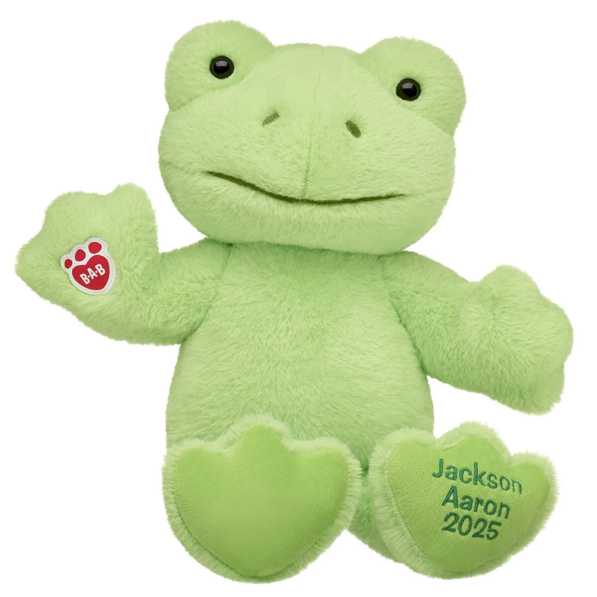 Personalized Embroidered Green Frog Plush Toy | Build-A-Bear® - US 5329